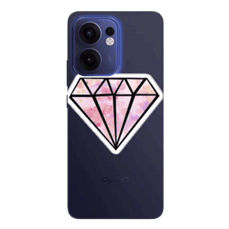 Oppo Reno13 FS Diamond Transparent Silicone TPU Θήκη