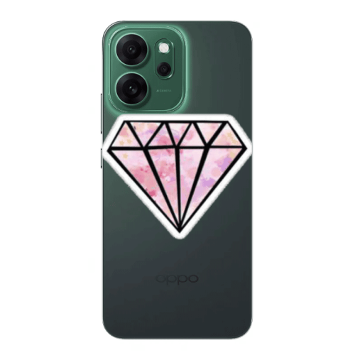 Oppo Reno 14 FS Diamond Transparent Silicone TPU Θήκη