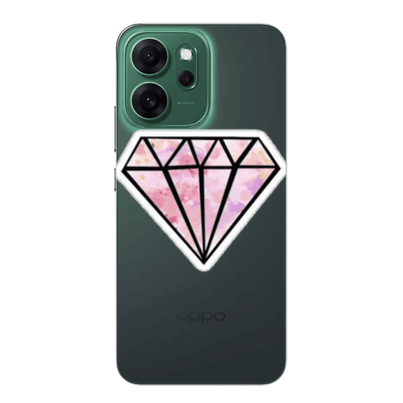 Oppo Reno 14 FS Diamond Transparent Silicone TPU Θήκη