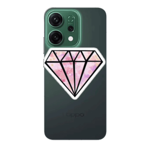 Oppo RENO 14 Diamond Transparent Silicone TPU Θήκη