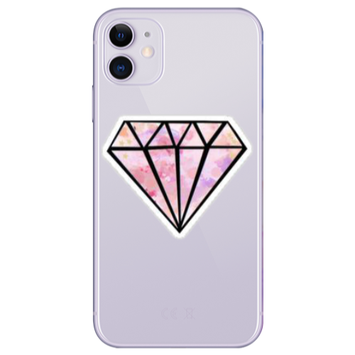 Apple iPhone 11  Diamond Transparent Silicone TPU Θήκη