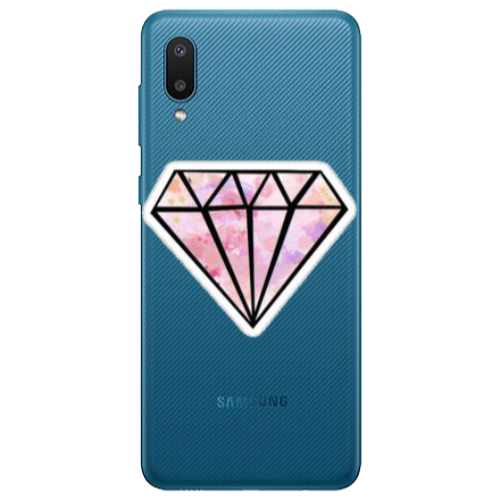 Samsung A02 Diamond Transparent Silicone TPU Θήκη