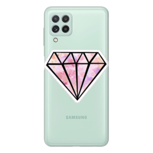 Samsung A22 4G Diamond Transparent Silicone TPU Θήκη