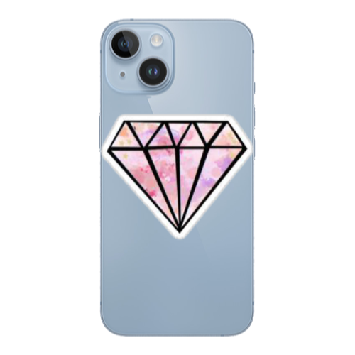 Apple iPhone 14  Diamond Transparent Silicone TPU Θήκη