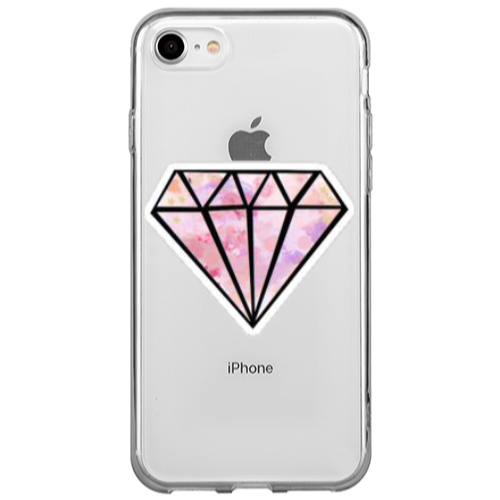 Apple iPhone 7 Diamond Transparent Silicone TPU Θήκη