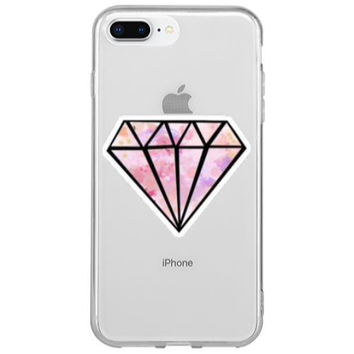 Apple iPhone 7 Plus Diamond Transparent Silicone TPU Θήκη