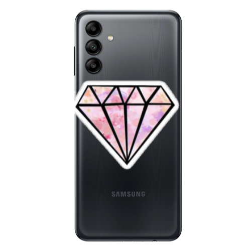 Samsung A04S Diamond Transparent Silicone TPU Θήκη