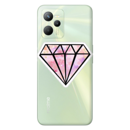 Realme C35 Diamond Transparent Silicone TPU Θήκη
