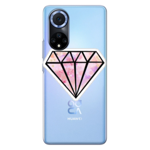 Huawei Nova 9 Diamond Transparent Silicone TPU Θήκη