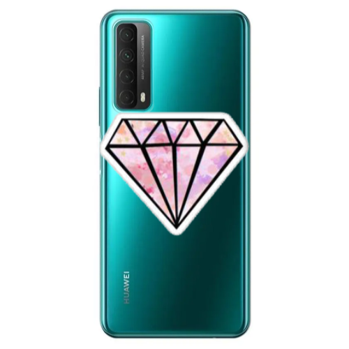 Huawei P Smart 2021 Diamond Transparent Silicone TPU Θήκη