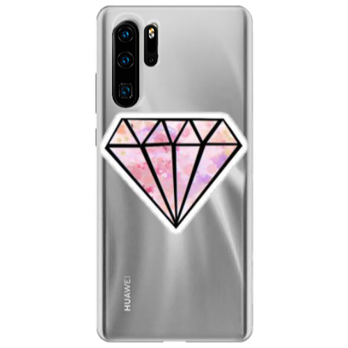 Huawei P30 Pro Diamond Transparent Silicone TPU Θήκη