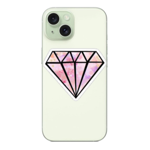 Apple iPhone 15 Diamond Transparent Silicone TPU Θήκη