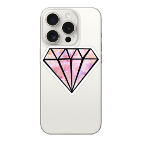 Apple iPhone 15 Pro Diamond Transparent Silicone TPU Θήκη