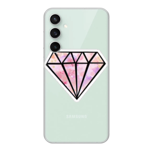Samsung S23FE Diamond Transparent Silicone TPU Θήκη