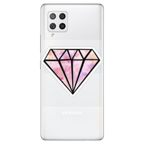 Samsung A42 5G Diamond Transparent Silicone TPU Θήκη
