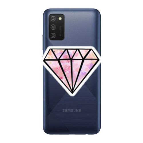 Samsung A02s Diamond Transparent Silicone TPU Θήκη