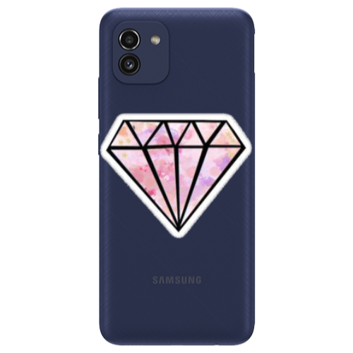 Samsung A03 Diamond Transparent Silicone TPU Θήκη