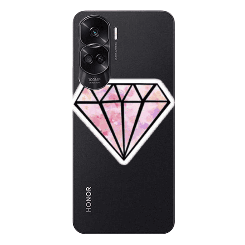 Honor 90 Lite 5G Diamond Transparent Silicone TPU Θήκη