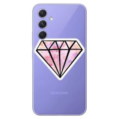 Samsung A55 Diamond Transparent Silicone TPU Θήκη