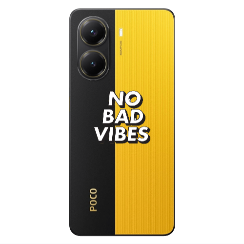 Xiaomi Poco X7 Pro No bad vibes Transparent Silicone TPU Θήκη