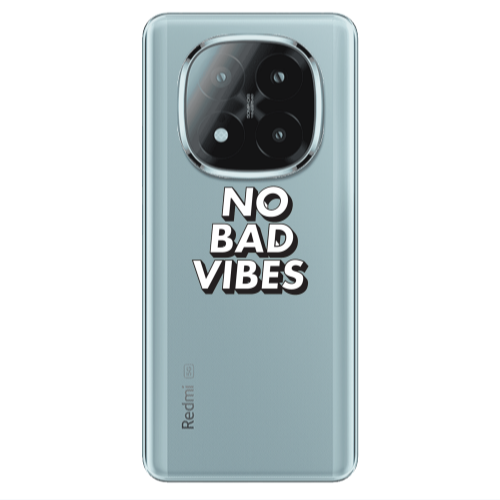 Xiaomi Redmi Note 14 Pro + 5g No bad vibes Transparent Silicone TPU Θήκη