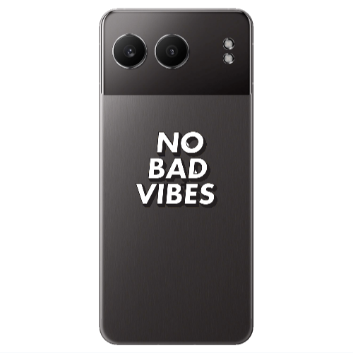 Oneplus Nord 4 No bad vibes Transparent Silicone TPU Θήκη