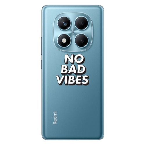 Xiaomi Redmi Note 14 Pro No bad vibes Transparent Silicone TPU Θήκη