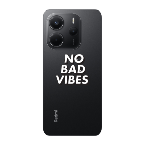 Xiaomi Redmi Note 14 No bad vibes Transparent Silicone TPU Θήκη