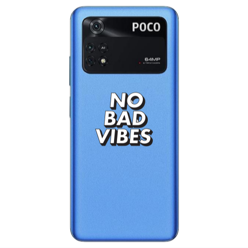 Xiaomi Poco M4 Pro 4G No bad vibes Transparent Silicone TPU Θήκη