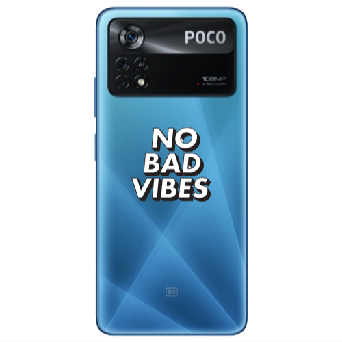 Xiaomi Poco X4 Pro No bad vibes Transparent Silicone TPU Θήκη