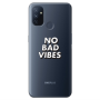 Oneplus Nord 100 No bad vibes Transparent Silicone TPU Θήκη