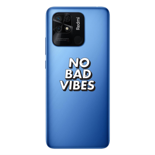 Xiaomi Poco C40 No bad vibes Transparent Silicone TPU Θήκη