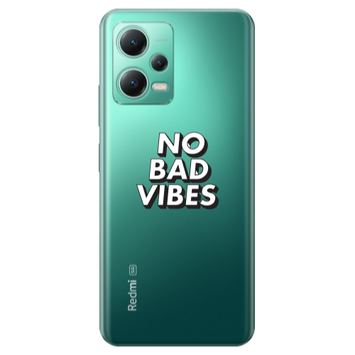 Xiaomi Redmi Note 12 Pro Plus 5G No bad vibes Transparent Silicone TPU Θήκη