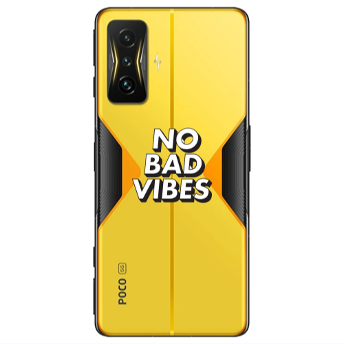 Xiaomi Poco F4 Gt No bad vibes Transparent Silicone TPU Θήκη