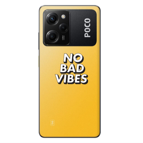 Xiaomi Poco X5 Pro No bad vibes Transparent Silicone TPU Θήκη