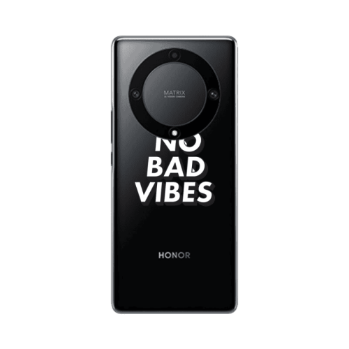 Honor Magic5 Lite 5G No bad vibes Transparent Silicone TPU Θήκη