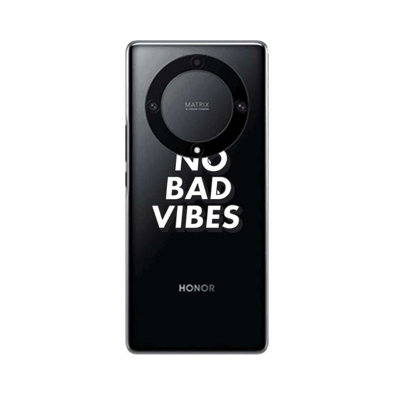 Honor Magic5 Lite 5G No bad vibes Transparent Silicone TPU Θήκη