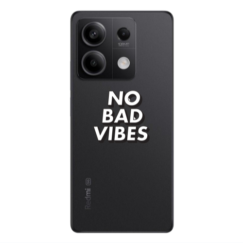 Xiaomi Redmi Note 13 5G No bad vibes Transparent Silicone TPU Θήκη