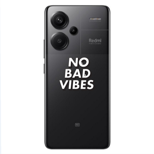 Xiaomi Redmi Note 13 Pro+ 5G  No bad vibes Transparent Silicone TPU Θήκη