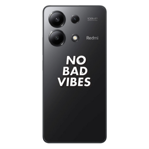 Xiaomi Redmi Note 13 4G No bad vibes Transparent Silicone TPU Θήκη