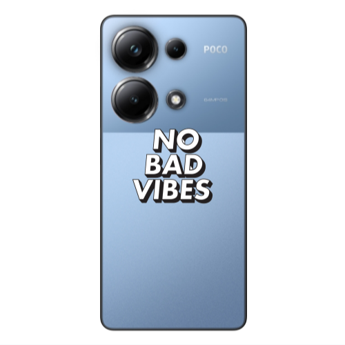 Xiaomi Poco M6 Pro 4G No bad vibes Transparent Silicone TPU Θήκη