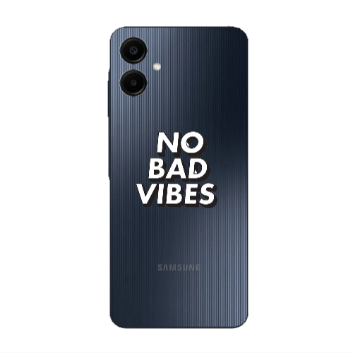 Samsung A06 No bad vibes Transparent Silicone TPU Θήκη