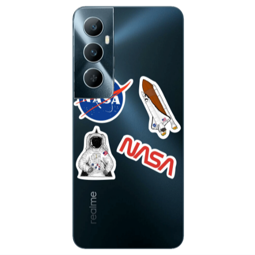 Realme C65 Nasa Transparent Silicone TPU Θήκη