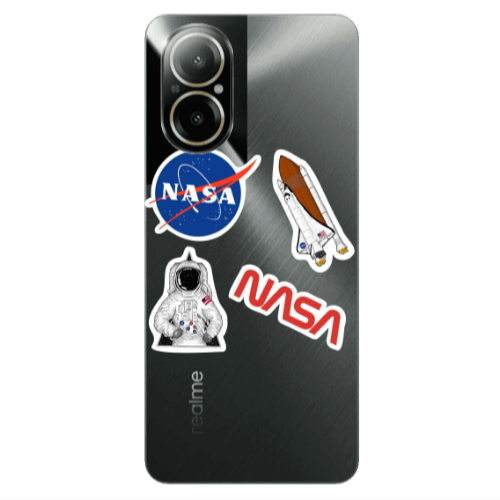 Realme C67 Nasa Transparent Silicone TPU Θήκη