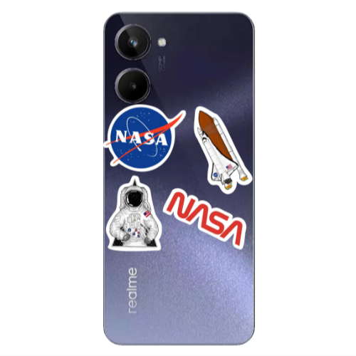 Realme 10 Nasa Transparent Silicone TPU Θήκη
