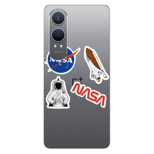 Oneplus Nord Ce 4 lite Nasa Transparent Silicone TPU Θήκη