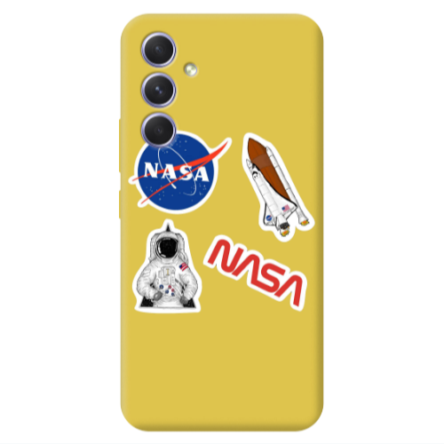Samsung A36 Nasa Yellow Colored Silicone TPU Θήκη