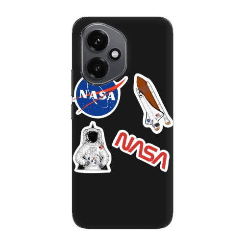 Honor Magic 400 Nasa Black Colored Silicone TPU Θήκη
