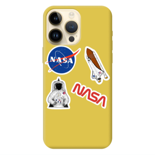 Apple iPhone 13 Pro Max Nasa Yellow Colored Silicone TPU Θήκη