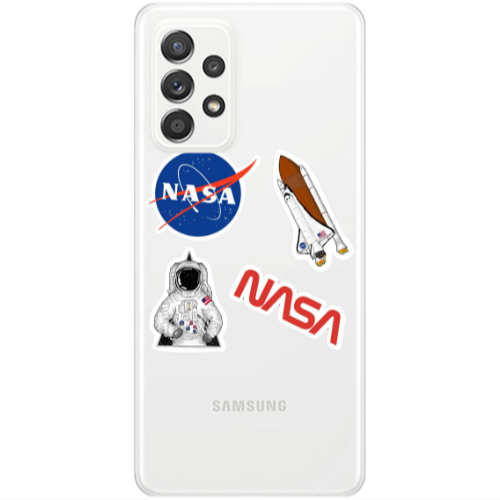 Samsung A52 Nasa Transparent Silicone TPU Θήκη